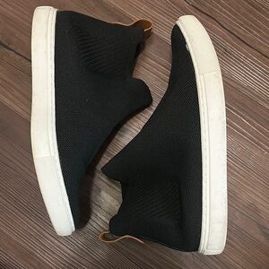 Women’s Black Slip-On Sneakers by gentle souls